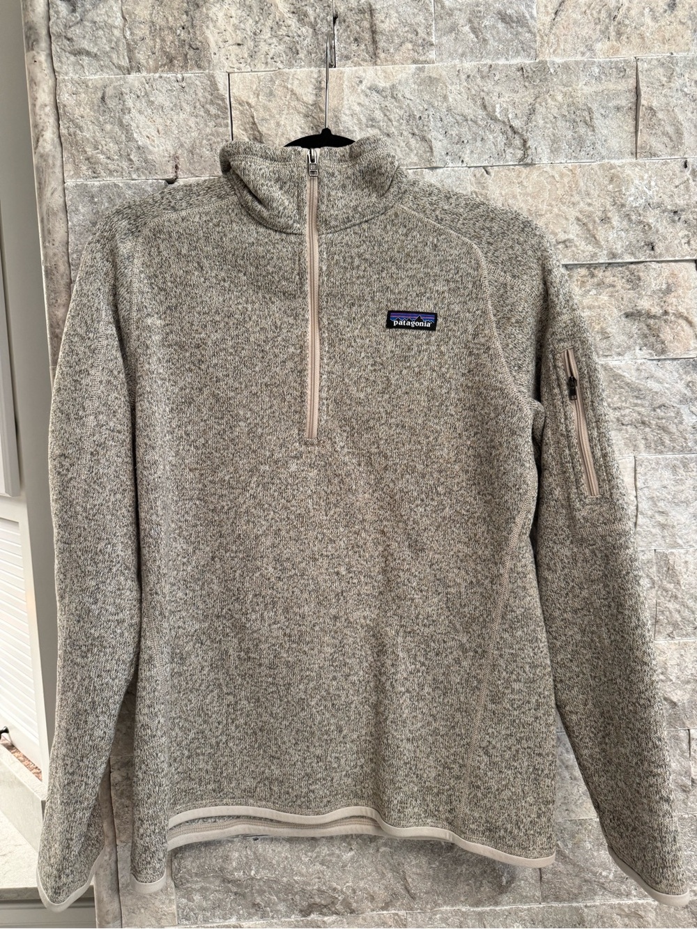 Patagonia Women's Heather Gray Cowl Half-Zip Pullover